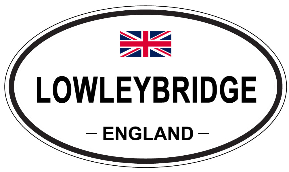 LOWLEYBRIDGE, England - Oval Magnet