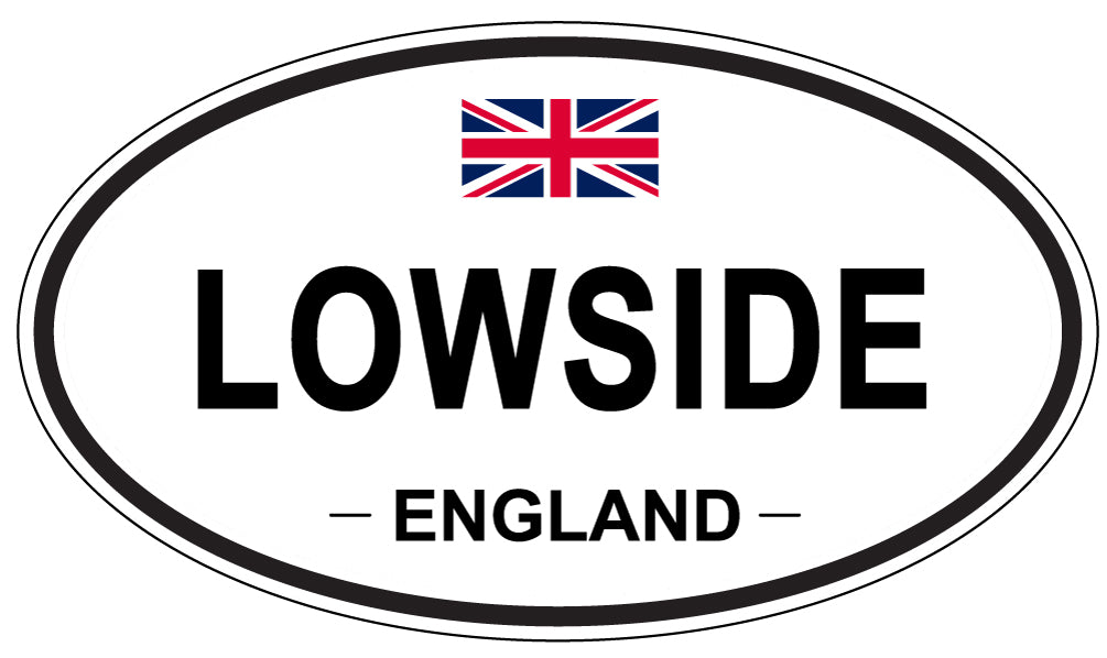 LOWSIDE, England - Oval Magnet