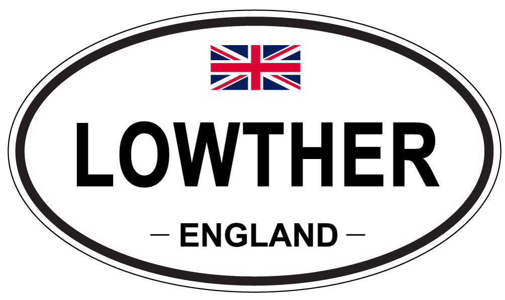 LOWTHER, England - Oval Magnet