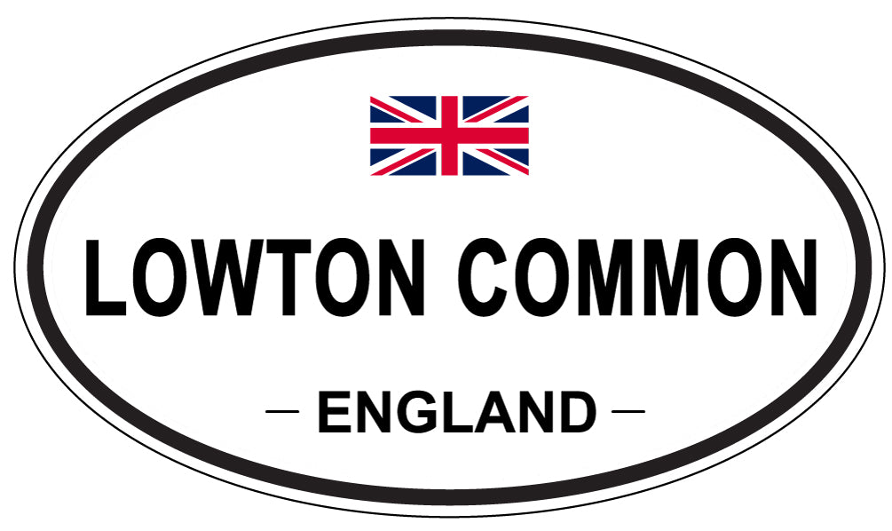 LOWTON COMMON, England - Oval Magnet