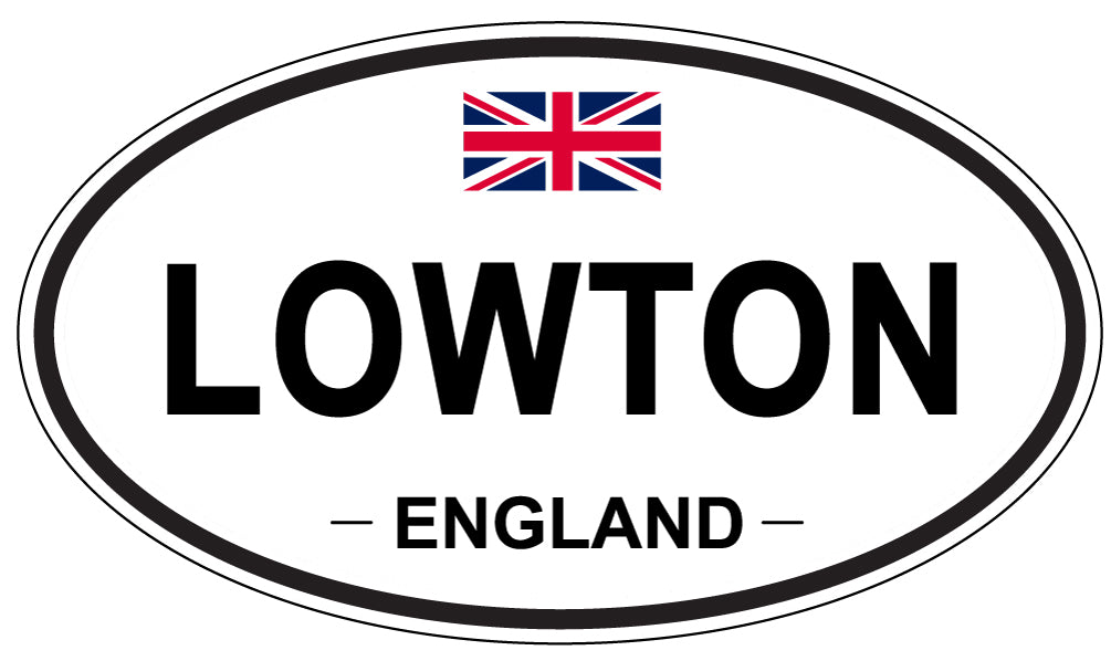 LOWTON, England - Oval Magnet