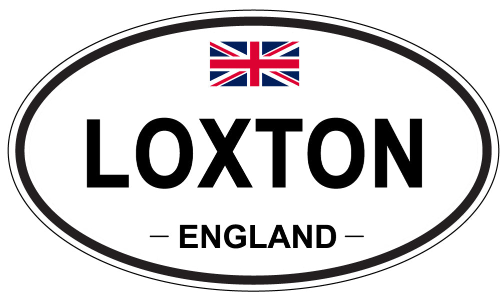 LOXTON, England - Oval Magnet