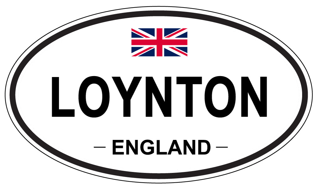 LOYNTON, England - Oval Magnet