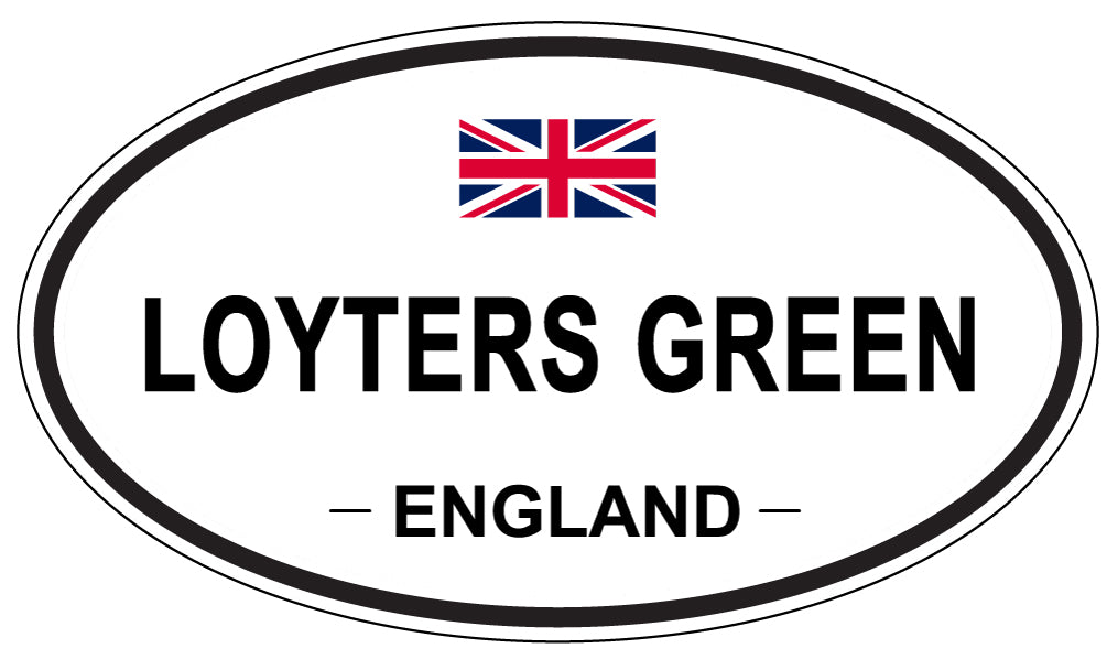 LOYTERS GREEN, England - Oval Magnet