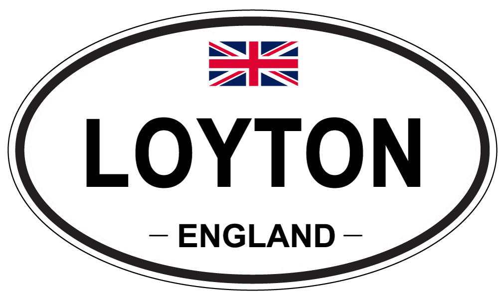 LOYTON, England - Oval Magnet