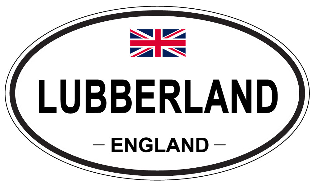 LUBBERLAND, England - Oval Magnet