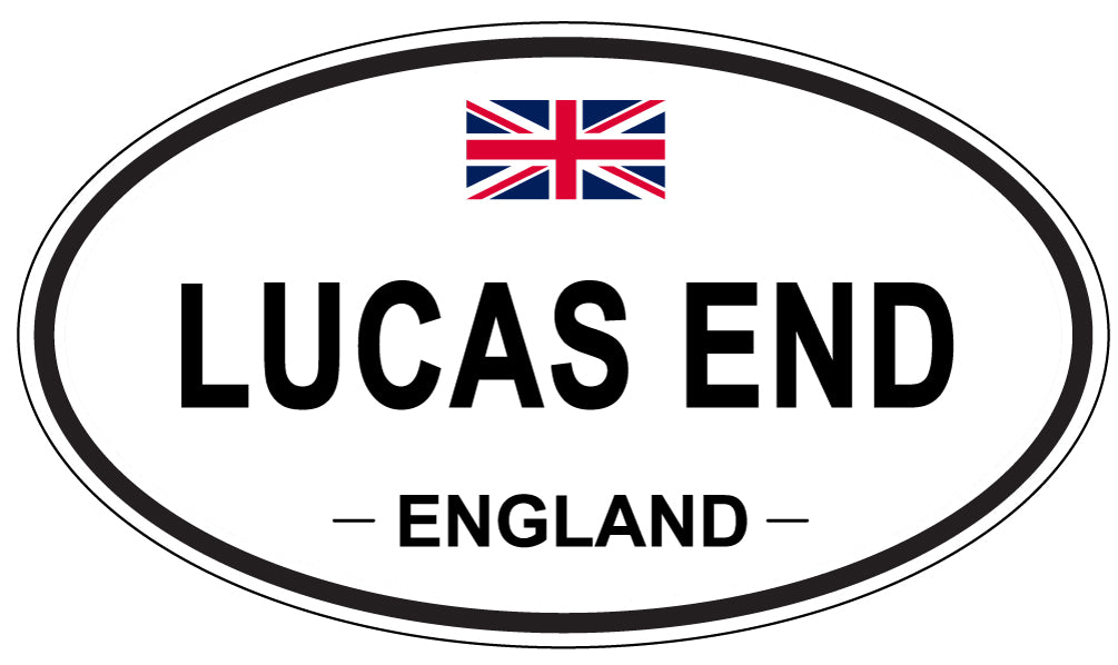 LUCAS END, England - Oval Magnet
