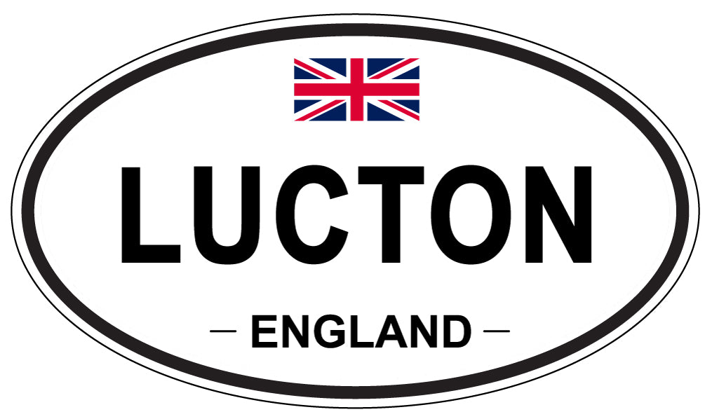 LUCTON, England - Oval Magnet