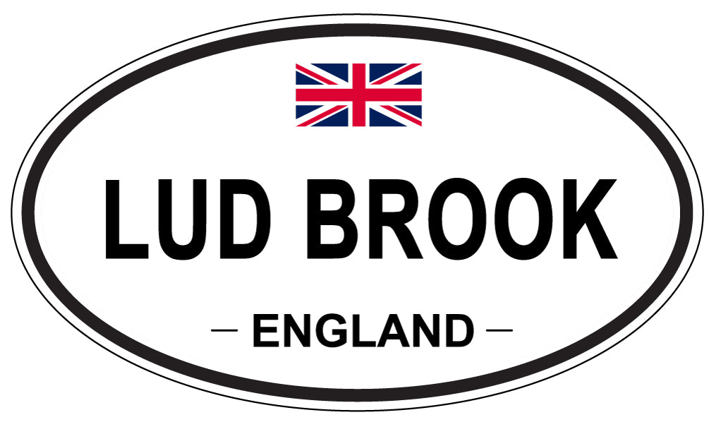 LUD BROOK, England - Oval Magnet