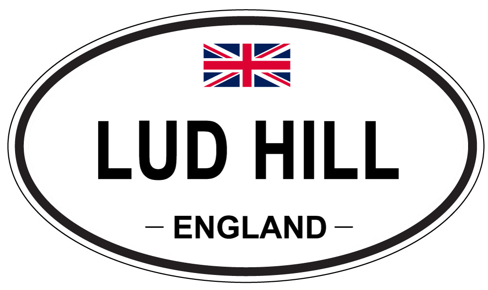 LUD HILL, England - Oval Magnet