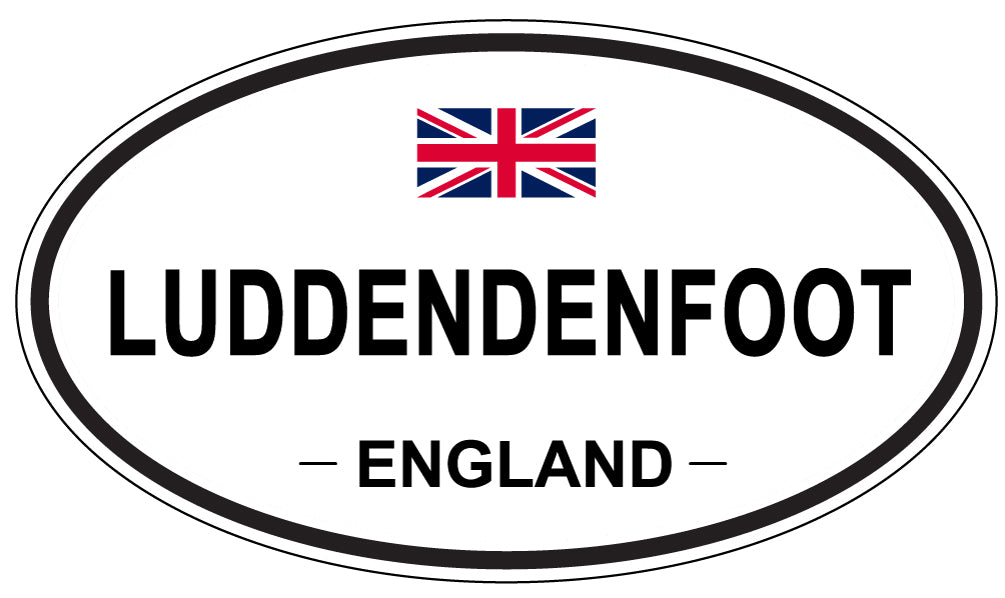 LUDDENDENFOOT, England - Oval Magnet