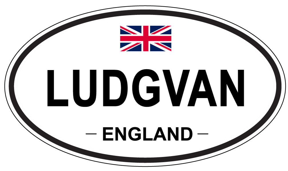 LUDGVAN, England - Oval Magnet