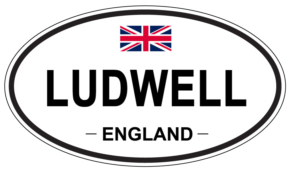 LUDWELL, England - Oval Magnet
