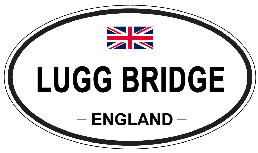 LUGG BRIDGE, England - Oval Magnet