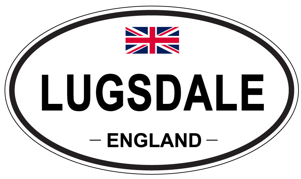 LUGSDALE, England - Oval Magnet