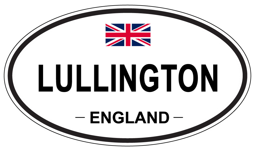 LULLINGTON, England - Oval Magnet