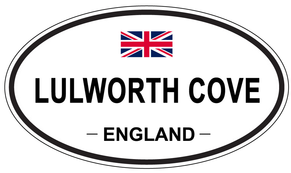 LULWORTH COVE, England - Oval Magnet