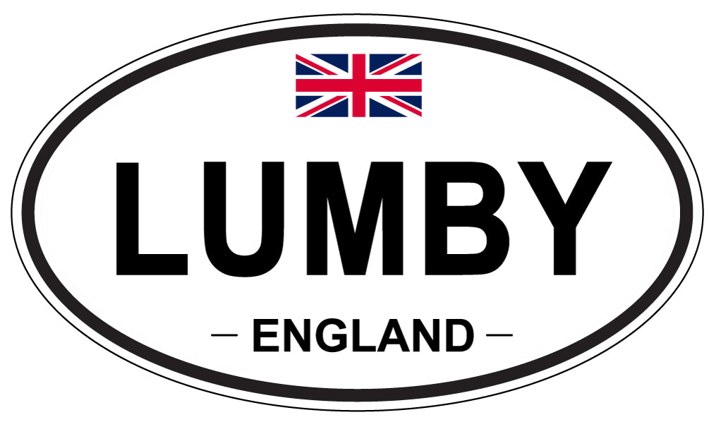 LUMBY, England - Oval Magnet