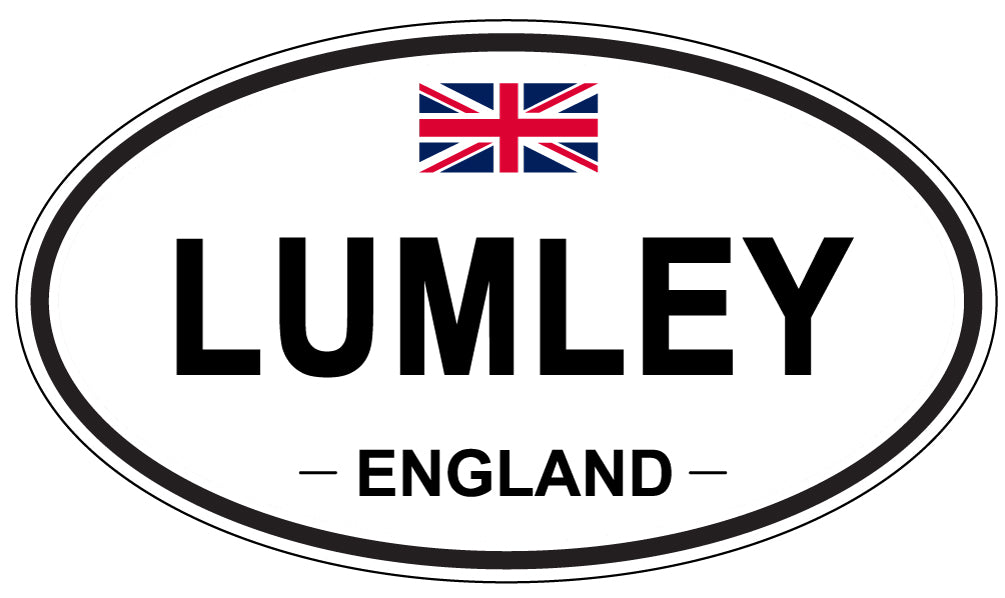 LUMLEY, England - Oval Magnet