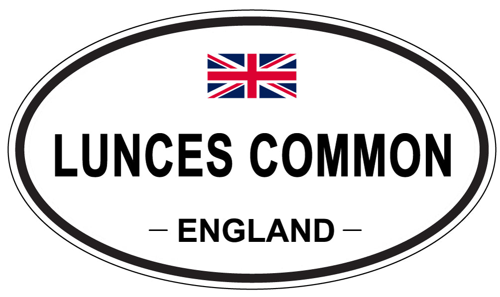 LUNCES COMMON, England - Oval Magnet