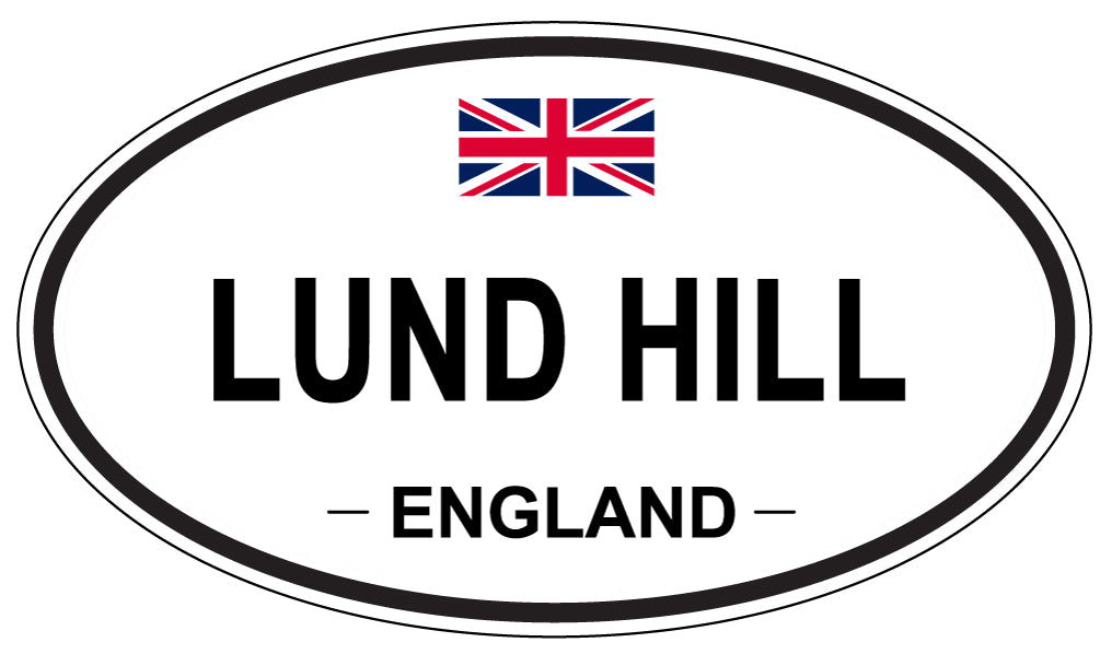 LUND HILL, England - Oval Magnet