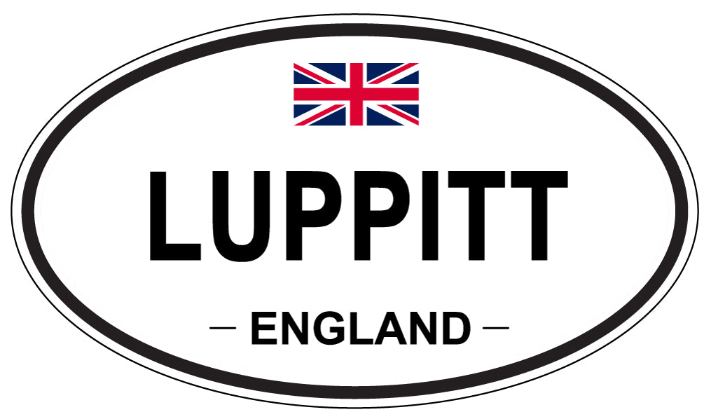 LUPPITT, England - Oval Magnet