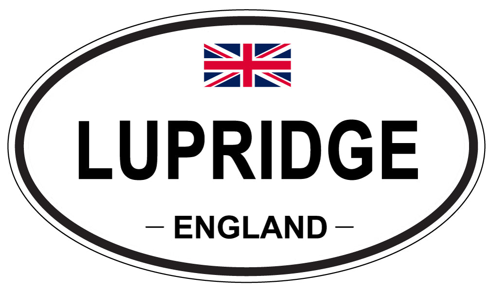 LUPRIDGE, England - Oval Magnet