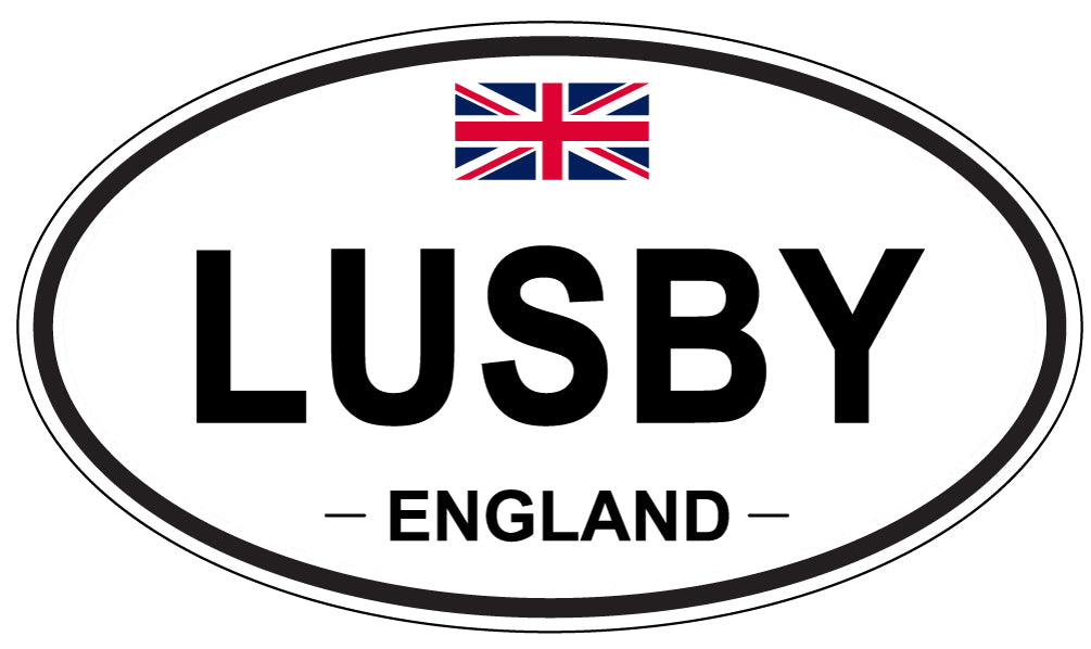 LUSBY, England - Oval Magnet