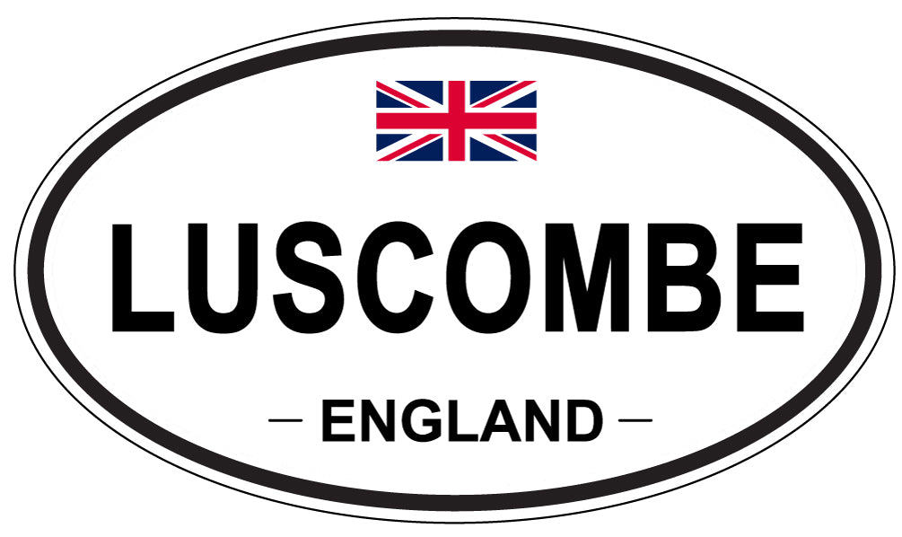 LUSCOMBE, England - Oval Magnet