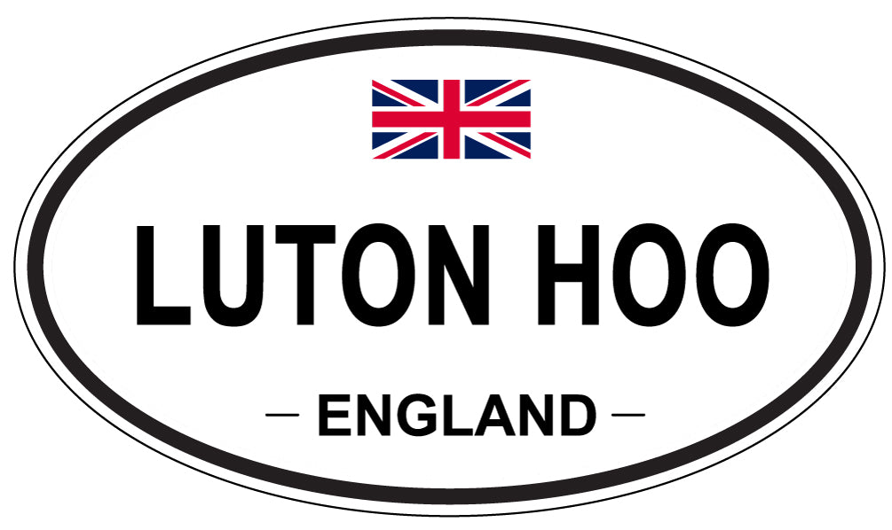 LUTON HOO, ENGLAND - Oval Sticker
