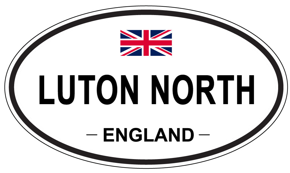 LUTON NORTH, England - Oval Magnet