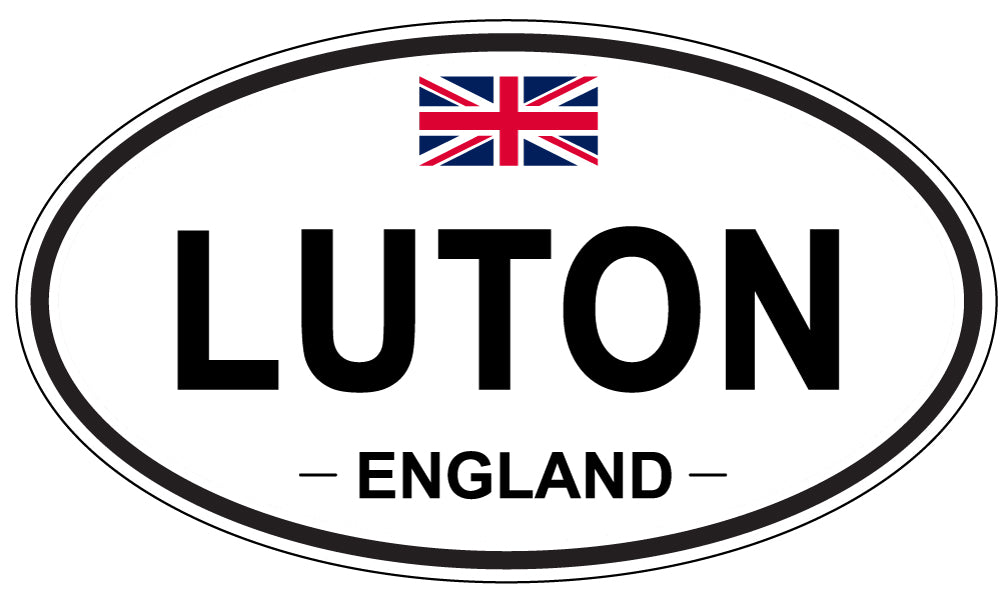LUTON, England - Oval Magnet