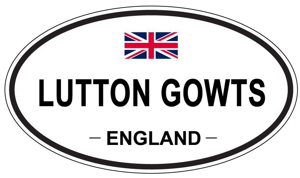 LUTTON GOWTS, England - Oval Magnet
