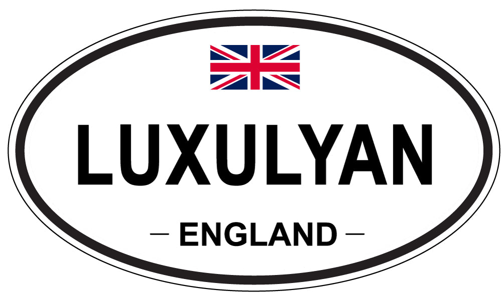 LUXULYAN, England - Oval Magnet