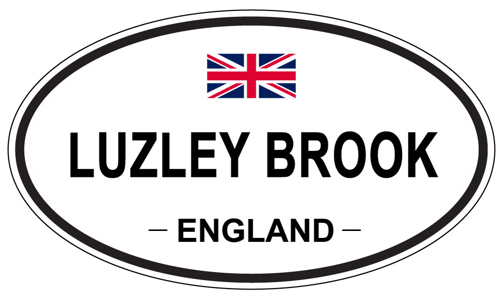 LUZLEY BROOK, England - Oval Magnet