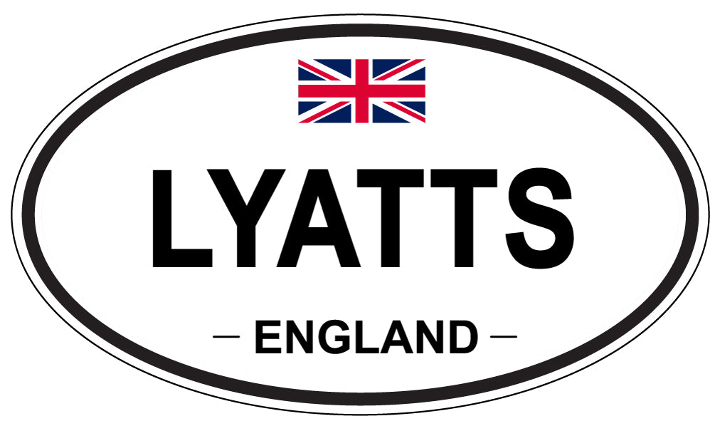 LYATTS, England - Oval Magnet
