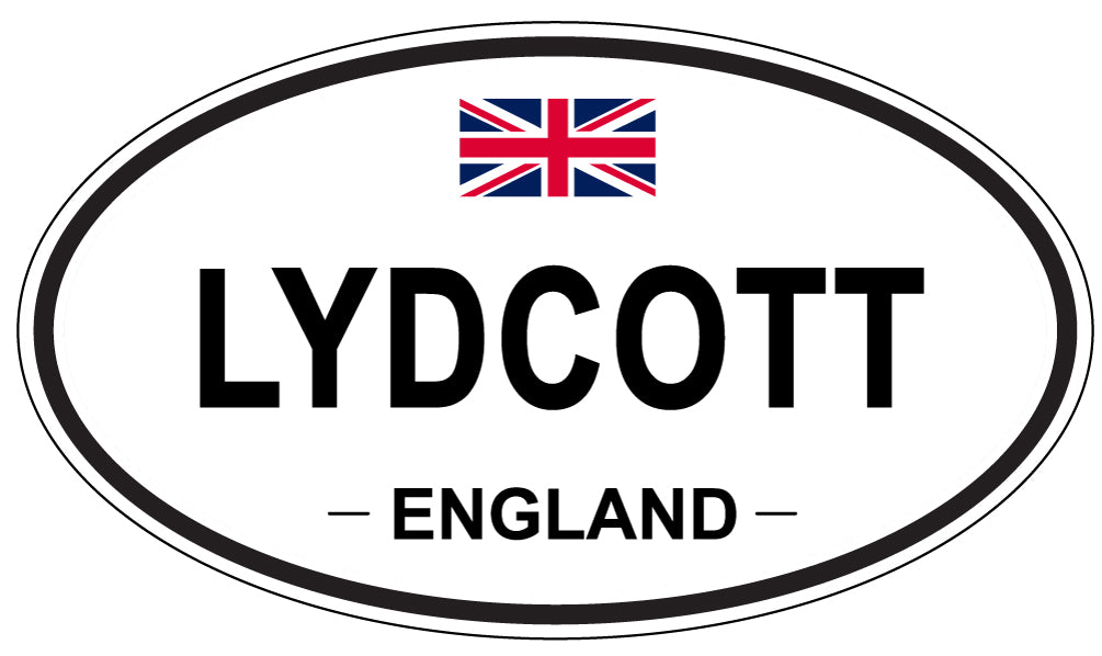 LYDCOTT, ENGLAND - Oval Sticker