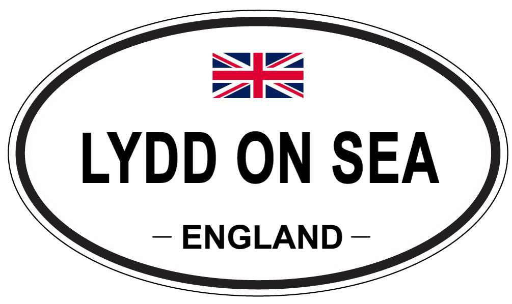 LYDD ON SEA, England - Oval Magnet