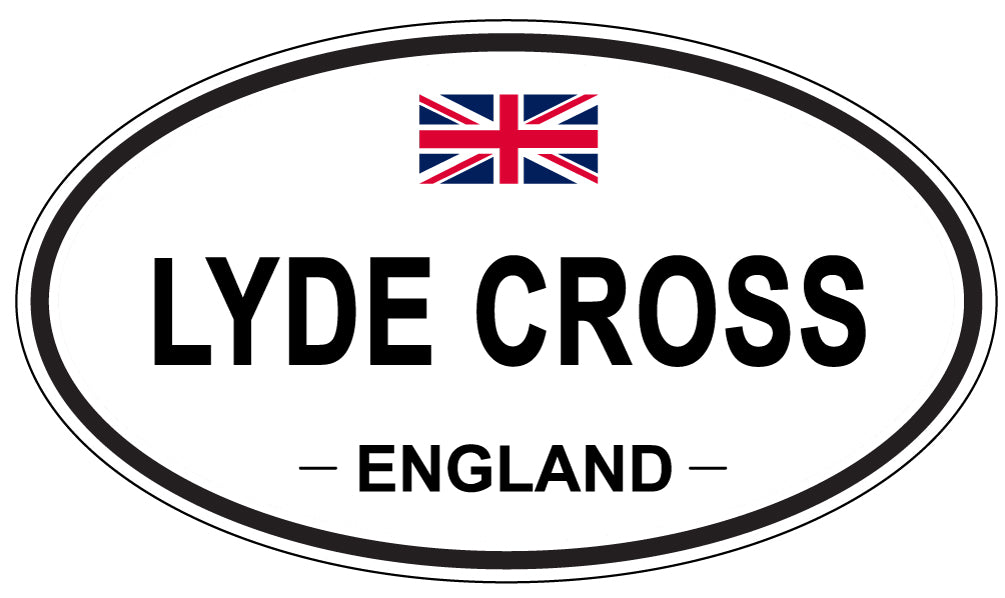 LYDE CROSS, England - Oval Magnet