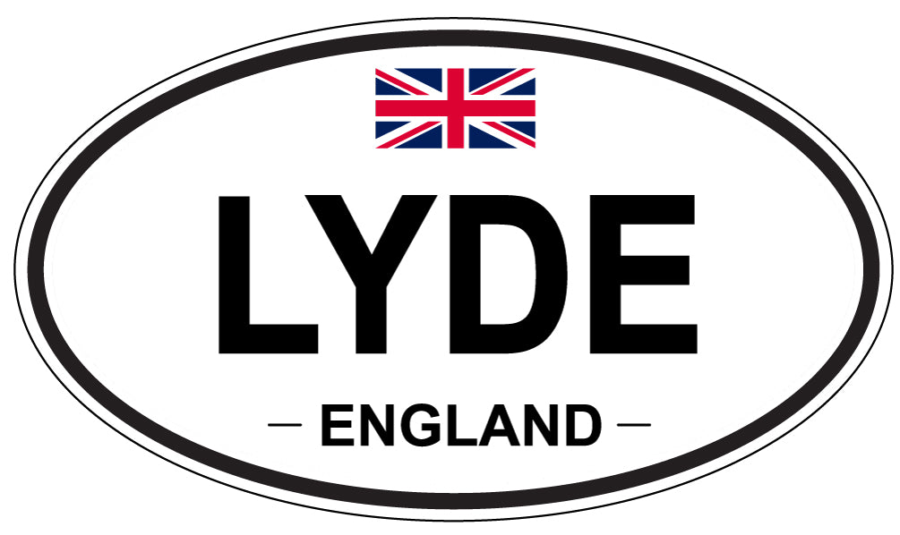 LYDE, England - Oval Magnet