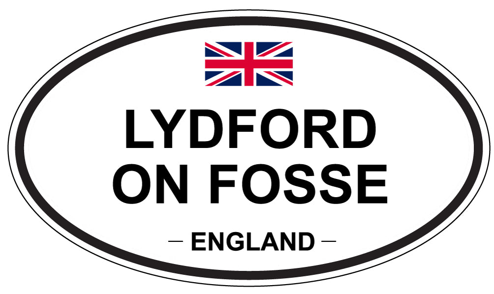 LYDFORD ON FOSSE, England - Oval Magnet