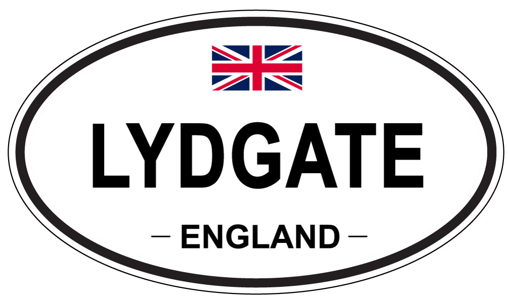 LYDGATE, England - Oval Magnet