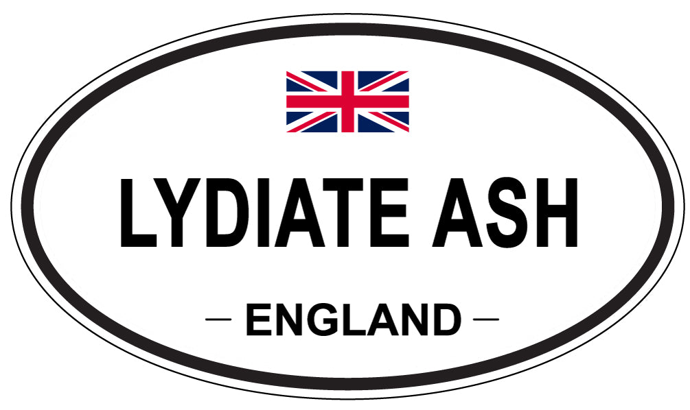LYDIATE ASH, England - Oval Magnet