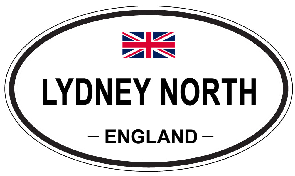LYDNEY NORTH, England - Oval Magnet