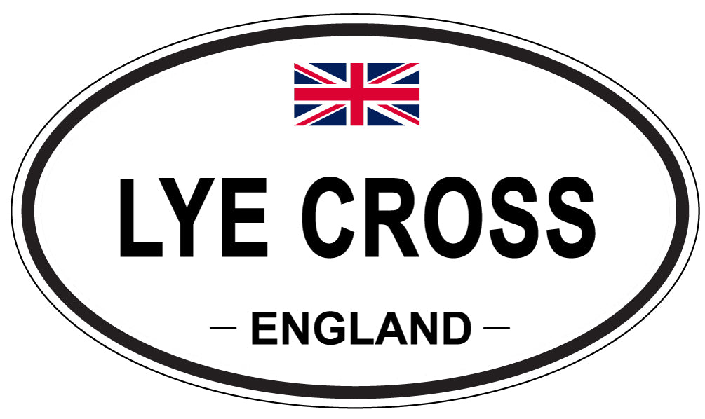 LYE CROSS, England - Oval Magnet