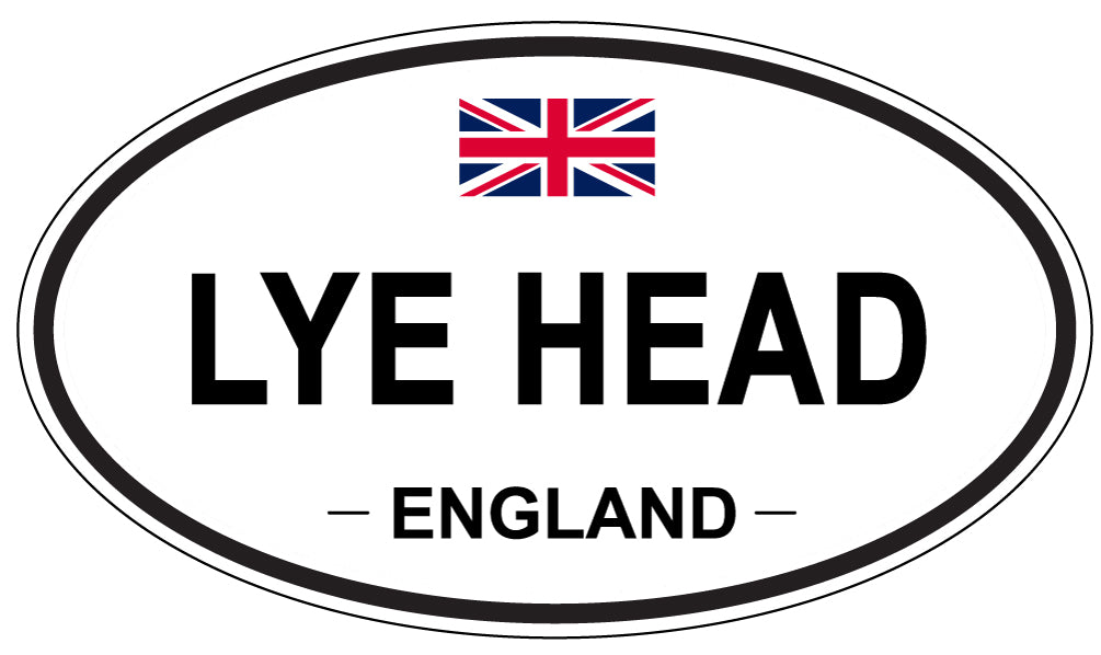 LYE HEAD, England - Oval Magnet