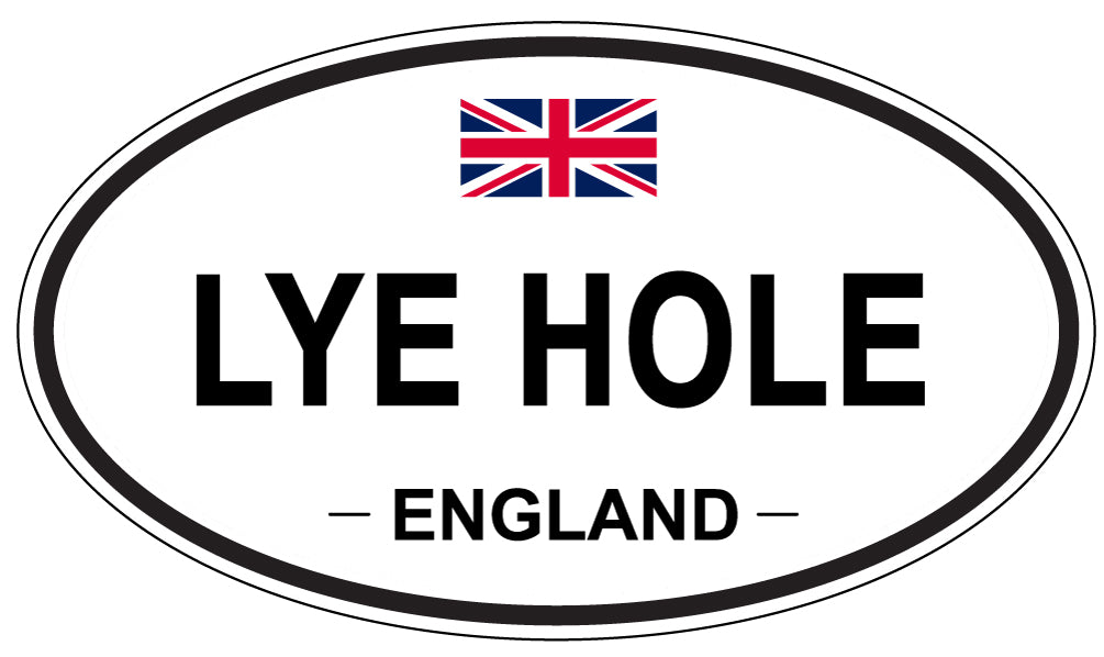 LYE HOLE, England - Oval Magnet