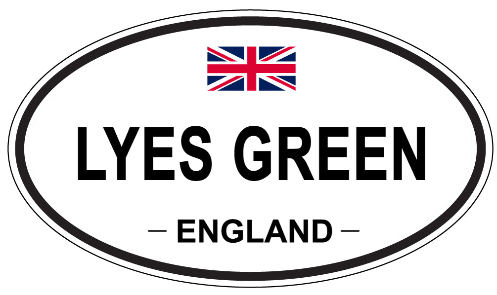 LYES GREEN, England - Oval Magnet