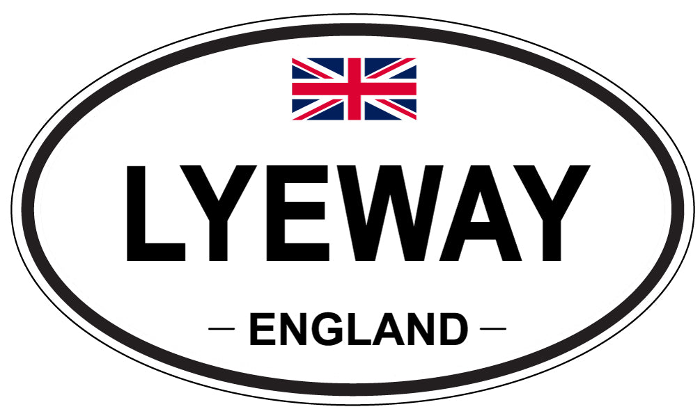 LYEWAY, England - Oval Magnet