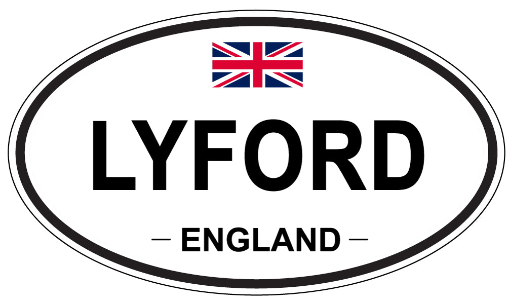 LYFORD, England - Oval Magnet